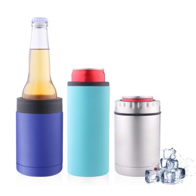 China Hot Selling Amazon 12oz PORTABLE Double Wall Stainless Steel Thermos Insulated Slim Box Coolers for sale