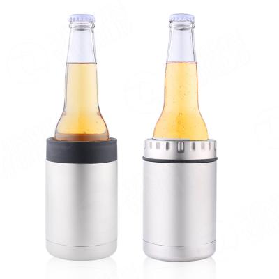 China Sustainable 16oz Customized Insulated Double Wall Stainless Steel Beer Can Holder Cooler, 500ML Stainless Box Cooler for sale