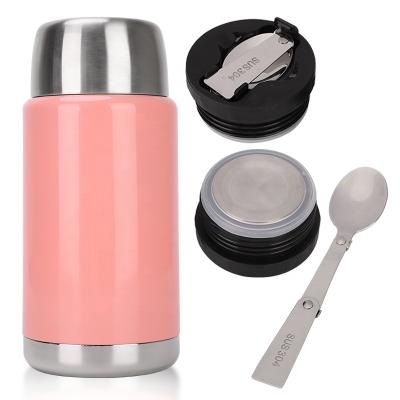 China PORTABLE stainless steel kids thermos baby food flask thermos container insulated kids food jar for sale