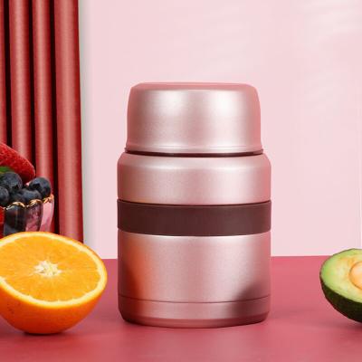 China Wholesale PORTABLE Storage Double Wall Thermos Lunch Box Airtight Vacuum Insulated Stainless Steel Containers For Food for sale