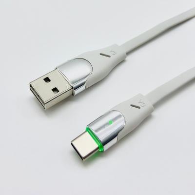 China Wholesale Hot Sale PVC Gray White Flat USB Video Game Player Type C to USB 2.0 Data Cable Fast Charging 5AM M 2M 3M iPad Landing for sale