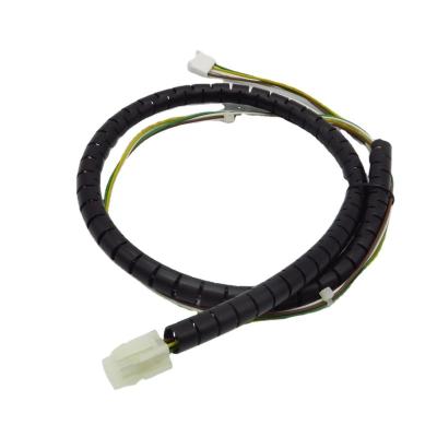 China Home Appliance OEM 2.54 Pitch 4P Connector Spiral Tube 4 Pin Wire Harness Home Appliance Cable Assembly Application for sale