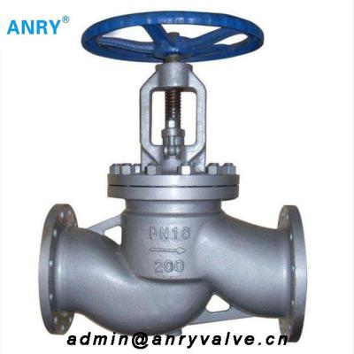 China Flanged RF Plug Disc  Globe Valve Straight Pattern DIN F4  Rising Stem for sale