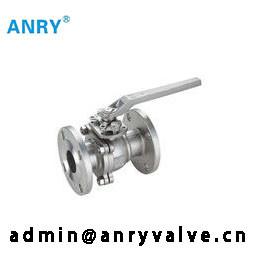 China Stainless Steel Lever Operated Ball Valve  2 Inch PTFE Seat Flanged RF  Industrial Ball Valve for sale