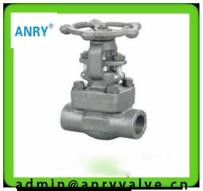 China A105 13CR Wedge Forged Steel Gate Valve SW BW NPT 800LBS Bolted Bonnet for sale