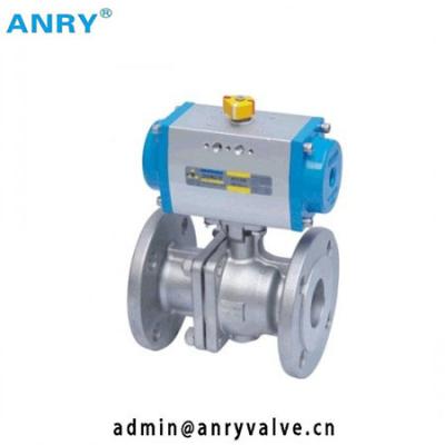중국 빨리 열리는 SS 공 벨브가 압축 공기를 넣은 운영한 공 벨브 RF 플랜지를 붙였습니다 판매용