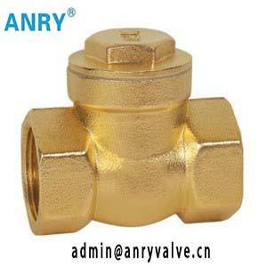 China Manual de bronze da válvula de verificação de 50MM API 600 que sela não brandamente à venda