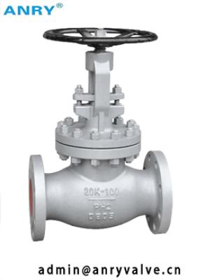 China Handwheel JIS Flanged RF WCB Body 13%CR Wedge OS&Y Globe Valve for sale