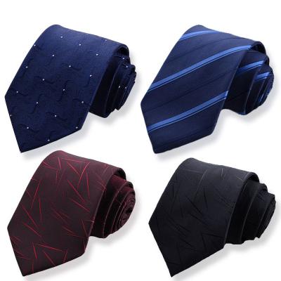 China Polyester Wholesale Custom Design Necktie Manufacturer Handmade Men Tie For Father Gift for sale