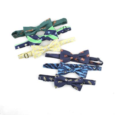 China Polyester Wholesale Suit Bow Ties Boy's Baby Butterfly Fashion Cotton Adjustable Bowtie Children Two Tone Pet Dog Cat Bow Tie for sale