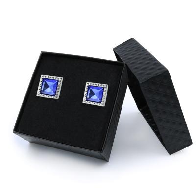 China Fashion Factory Direct Sell Promotion Gifts Men Metal Make Custom Logo Enamel Cufflinks for sale