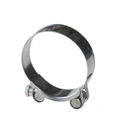 China Agriculture Power Single Bolt Stainless Steel Pipe Heavy Duty Pipe Clamp for sale