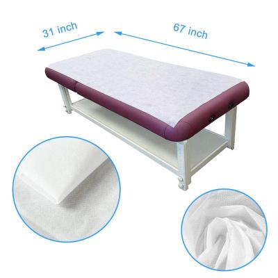 China Eco-friendly Beauty Spa Medical Perforated Disposable Bed ROLL Disposable Waterproof Non-woven Examination Bed Cover Sheet Roll for sale