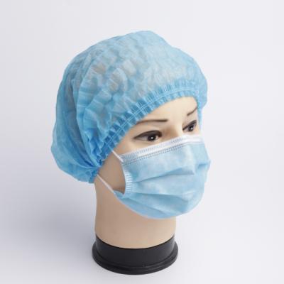 China Single Elastic Polyester Surgical Head Surgical Cap Medical Protective Cap for sale