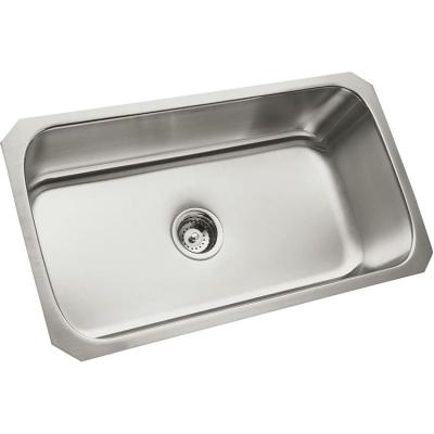 China Without Faucet Kitchen Sinks Undermount Single Bowl 2918 18 Gauge 16gauge 304 Hot Sale 1.2mm 1.35mm Stainless Steel Kitchen Sink for sale