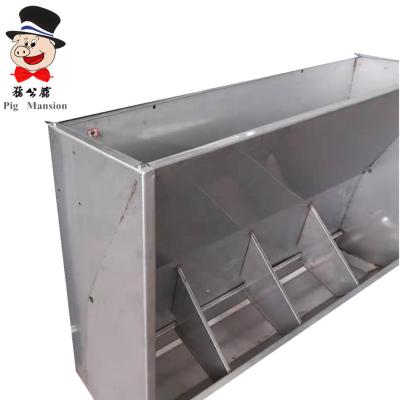 China Manufacturer Direct Modern Stainless Steel Hog Equipment Fattening Hog Feeder for sale