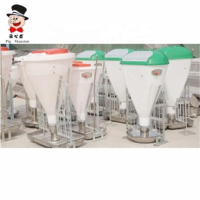 China Farms Chinese Manufacturer Plastic Wet-Dry Feeder Bowl For Pig Use Feeding Equipment for sale