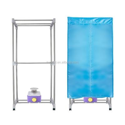 China Hotel H-808F Bilayer 200D Fabric Square Electric Portable Clothes Dryer With Aluminum Brackets for sale