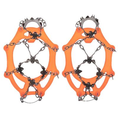 China Safety Shoes High Quality High Altitude Ice Crampons Ski Snow Crampons Shoes Strong Slip-Resistant Snow Walker For Climbing Walking Hike for sale