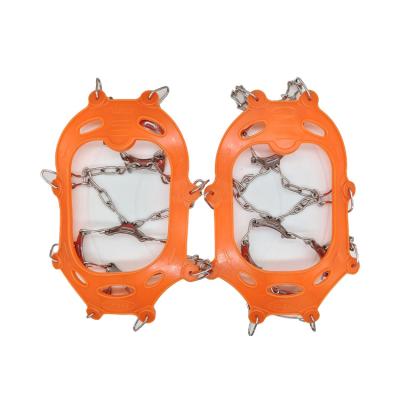 China Hot Sale Safety Shoes Cleats Safety Shoes For Grips Snow Climbing Shoes Cover Rubber Spikes Anti Slip Cleats for sale