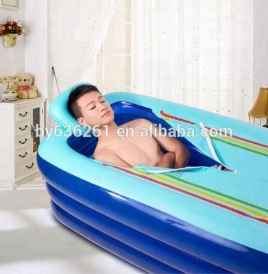 China Comfortable Larger Size Lying Inflatable Sauna Hot Tub for sale