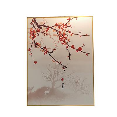 China Durable Home Decor Handmade Mengkai Gold Canvas Photo Frame With 60*80*3.5cm for sale