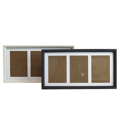 China New Classic / Postmodern Mengkai Customized Photo 3 Frame Opening Wooden Frame For Home Decoration for sale