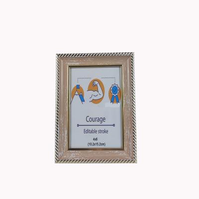 China 2021 Modern Stylish New Customizable Size And Color 6 Inch High-end Decorative PS Material Photo Frame for sale