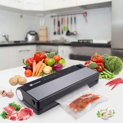 China Automatic Nitrogen Vacuum Nitrogen Tray Sealer Factory Price Food Tray Sealing Rinser Machine for sale