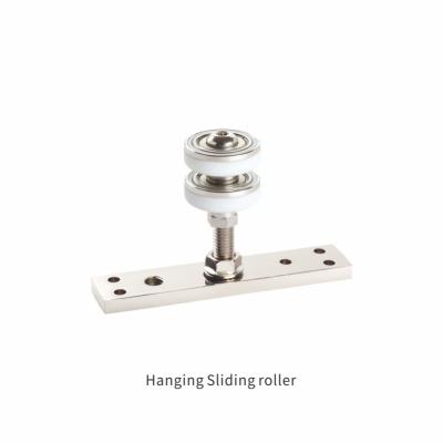 China Weight 30KG Soft Closing Hanging Sliding Door Hardware Wheels Roller Set Sale for sale