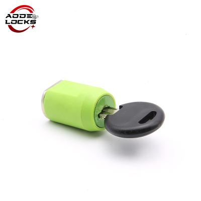 China The multi-color key option likewise comes with the small key plastic round cylinder lock for sale