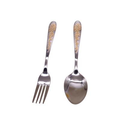 China Viable Party Cutlery Set Modern Stainless Steel Dinnerware Silverware Flatware Set Dinner Knife Fork Spoon for sale