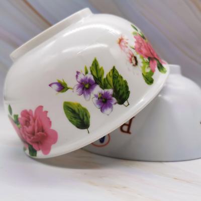 China Amazon Classic Art Flower Pattern Dinnerware Bowl Viable Hot Selling Wholesale for sale