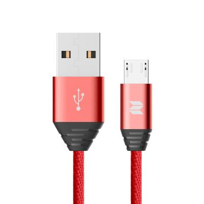 China Mobile Phone ROCK M5 Micro Cable Metal Braided Charging And Sync Cable Hot Selling Fast Charging Cable for sale