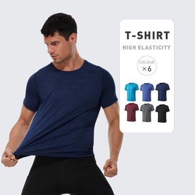 China Breathable Mens Sports Short Sleeve Loose Casual Sport Mens Clothing T-shirt Manufacturer for sale