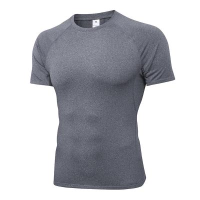 China Breathable China Supplies Men's DryFit Plain Wholesale Gym Shirt Workout Exercises Logo Gym Custom T-Shirts for sale