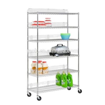 China DIY Wholesale Chrome Metal Showroom Display Stand, NSF Approval for sale