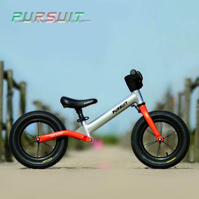 China Racing 12inch kids aluminum suspension balance bike with sealed aluminum rim bearing wheelset for sale