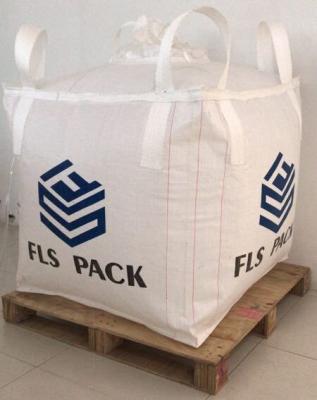 China Jumbo Plastic Big Bulk Bag FIBC Plain Stitching For Builder Construction for sale