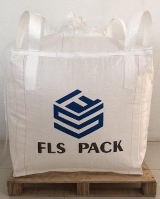 China Lightweight White Big Bulk Bag 1% Uv UV Stabilized For Carbon Transportation for sale