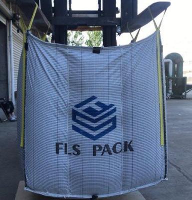 China Type C Fibc Conductive Big Bag , Blue Jumbo Bags Anti - Sift For Chemical Powders for sale