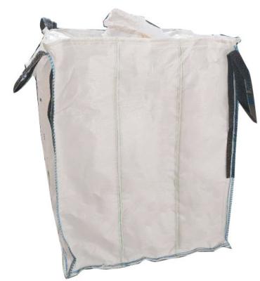 China Corner Loop White FIBC Baffle Bag 40x40 Size With Filling Spout Top for sale