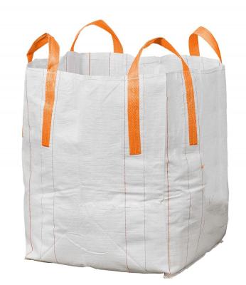 China Circular Construction Big Bulk Bag , Flexible Container Bag With 4 Belt Loops for sale