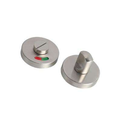 China Lock Indicator Shopping Malls Toilet Partition Lock Indicator Stainless Steel Toilet Indicating Door Bolt for sale