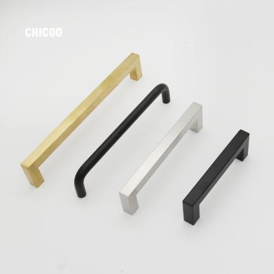 China Modern Furniture Handle Square T Bar Gold Cabinet Pull Handles Drawer Pulls Handle Cabinet Handles for sale