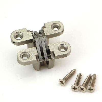 China Zinc Alloy Woodworking 13x45mm Concealed Hinge For Kitchen Cabinet Door for sale