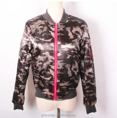 China Breathable Popular Trend Temperament Spring And Autumn Women's Private Custom Cultivated Bomber Jacket for sale