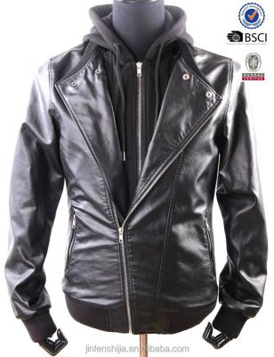 China 2021 Hot Sale Redemption Rate High Quality Mens Hooded Genuine Leather Jackets Tops CLOTHES for sale