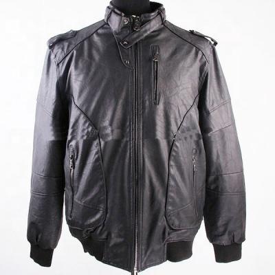 China 2021 Sales Breathable High Quality Fashionable Fashion China Supplier Leather Jacket For Man for sale