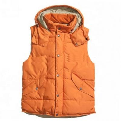 China Anti-pilling china hot products wholesale new 2021 light weight packable down winter vest high quality custom made jacket for men for sale